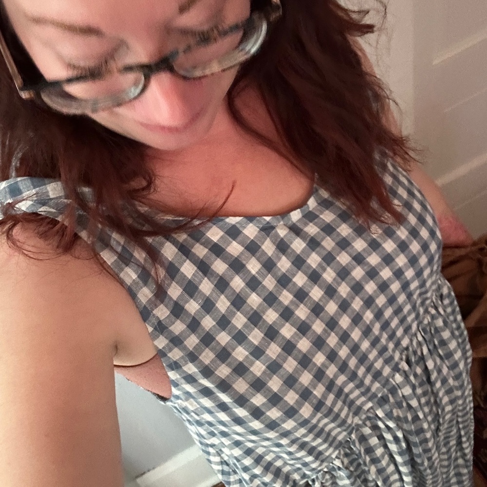 notPERFECTLINEN Gingham Dress - Picture 6 of 6